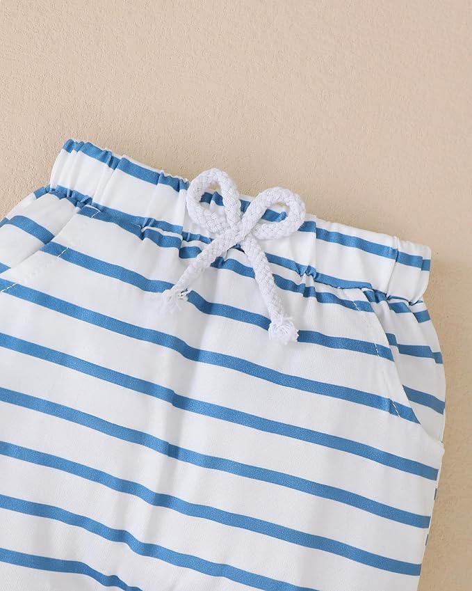 SUNNY PIGGY Baby Boy Clothes Newborn Infant Boys Outfits Romper Hat Pants 3PC Set 0-3 3-6 6-12 12-18 Month Clothing Gift