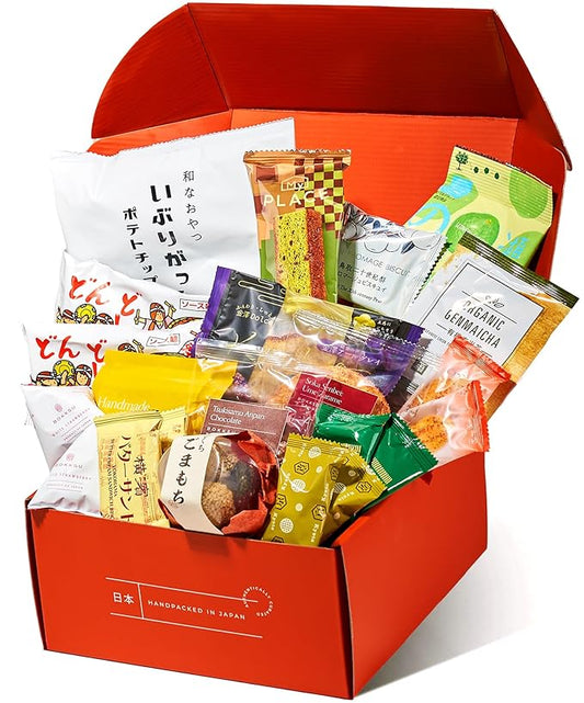 Bokksu Seasons of Japan Snack Box - 1-Piece Tea + 22-Piece Snacks from Japan - Authentic Japanese Food Box with Cookies, Chips, Mochi, Crackers, Tea, and More