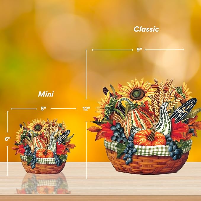 Freshcut Paper Pop Up Cards, Golden Harvest, 12 Inch Life Sized Forever Flower Bouquet 3D Popup Greeting Card, Birthday Cards, Thank You Card, Blank Notecard & Envelope