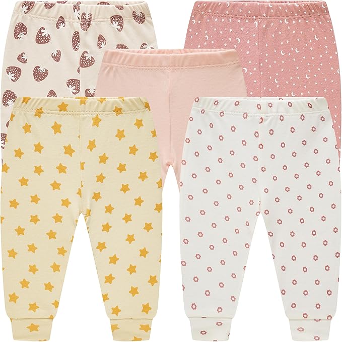 Baby Newborn Layette 10-Piece Sets Cotton Bodysuits Pants Sets for Baby Boys Girls Toddler Unisex Baby Gift Set