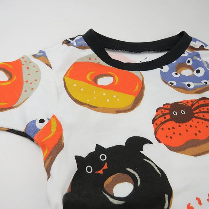 HonestBaby unisex-baby Celebration 2-piece Pajamas Sleepwear Pjs 100% Organic Cotton for Baby, Toddler, Kids