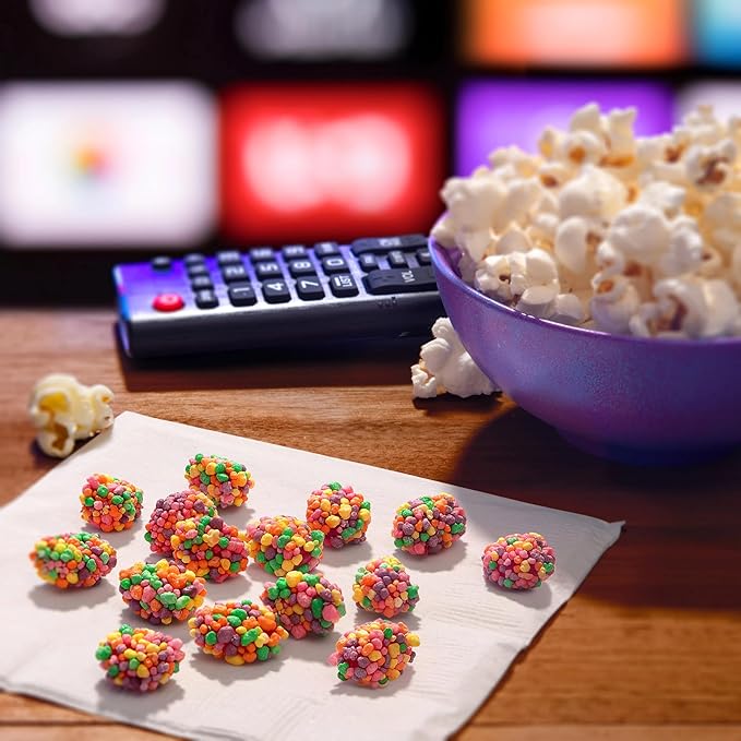 NERDS Gummy Clusters, Candy Treat Packs, Rainbow, Crunchy and Gummy, 30 oz (60 ct)