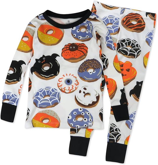 HonestBaby unisex-baby Celebration 2-piece Pajamas Sleepwear Pjs 100% Organic Cotton for Baby, Toddler, Kids