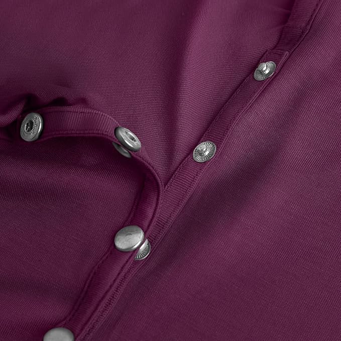 Byrd & Blume Maternity Nursing Cover Breathable Lightweight Breastfeeding Cover Wrap Shawl Scarf Poncho Full 360 (Aubergine, One Size)