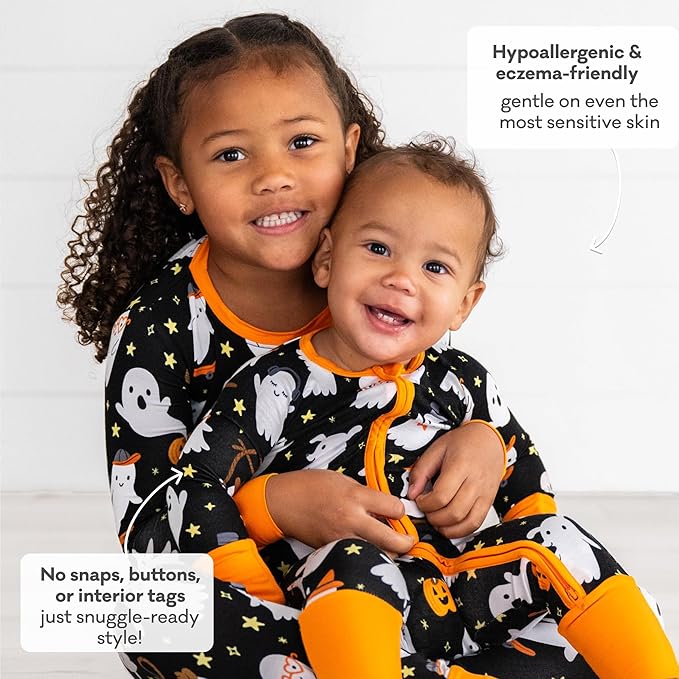 Little Sleepies Pajamas for Baby Boys & Girls, Viscose from Bamboo Baby Pajamas, Preemie & Newborn Sleepers, 2-Way Zipper PJs