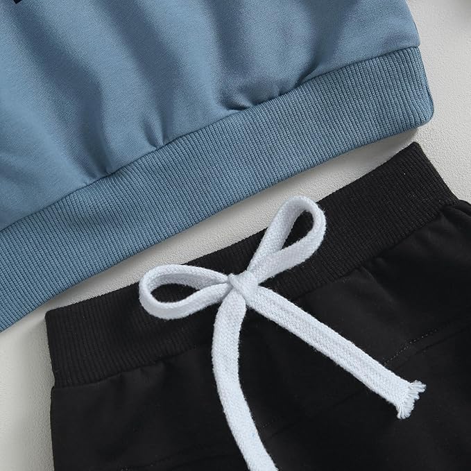 CIYCUIT Toddler Baby Boy Clothes Long Sleeve Sweatshirt Pants Set Fall Winter Outfits