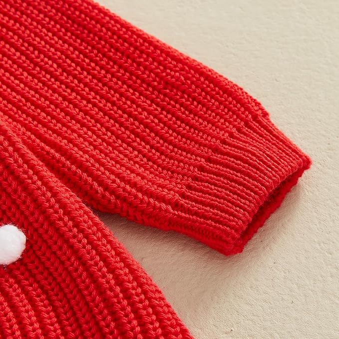 FYBITBO Baby Girl Boy Sweater Knit Oversized Pullover Sweatshirt Romper Onesie Warm Fall Winter Clothes Outfit Newborn