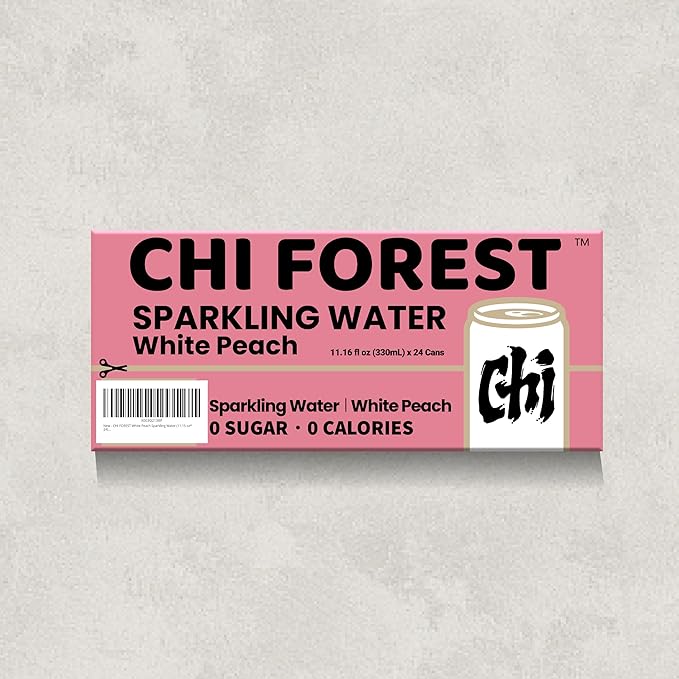CHI FOREST White Peach Sparkling Water (11.16 oz* 24)