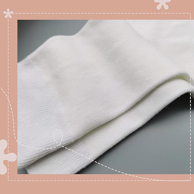 Kids Thin Rayon Bamboo School Crew Socks Uniform Dress Boys/Girls Soft Youth Socks 6 Pairs