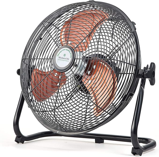 Portable Rechargeable Fan, Runs 5-24 Hours, Ideal for Outdoor Use - Camping, Patio, Fishing; USB Output for Phone Charging