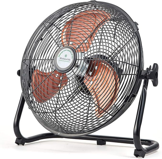 Portable Rechargeable Fan, Runs 5-24 Hours, Ideal for Outdoor Use - Camping, Patio, Fishing; USB Output for Phone Charging