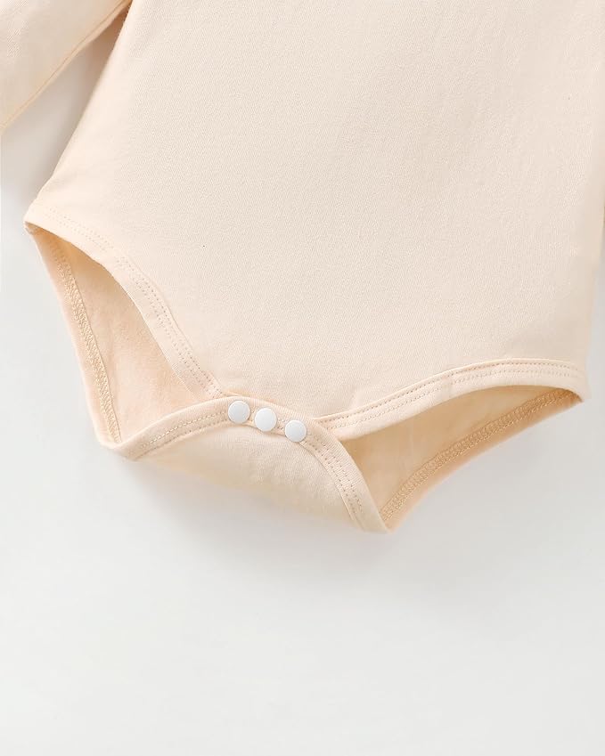 Infant Baby Girl Clothes Newborn Girl Outfit Long Sleeve Romper Pants Set Cute Baby Clothes for Girls Fall/Winter