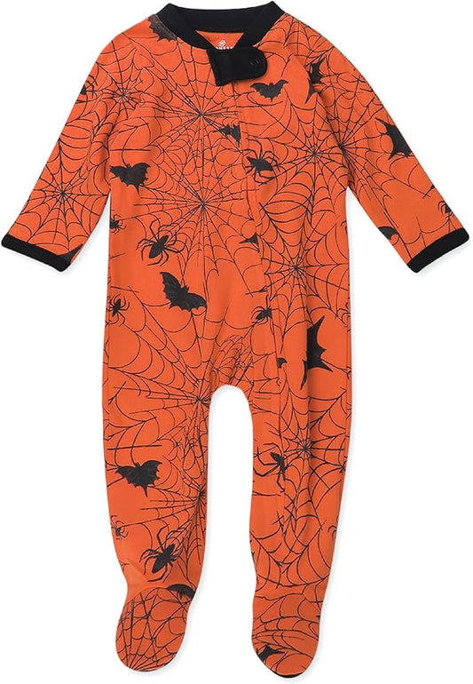 HonestBaby Baby Celebration Sleep & Play Footed One-Piece Pajama Sleeper 100% Organic Cotton