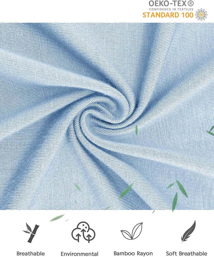 Jimonda Baby Romper Boys Girls Bamboo Pajamas 2-Way Zipper Footless Unisex Long Sleeve Sleepers Sleep and Play 0-24 Months