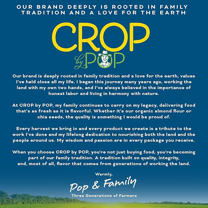 CROP BY POP - Organic Sun-Dried Turkish Smyrna White Figs (Higos, Anjeer) - No Sugar Added, Unsulphured (32oz, 2 LB) Bulk Dry Fruits Packed Fresh in Resealable Bag - USDA Organic, Non GMO, Kosher