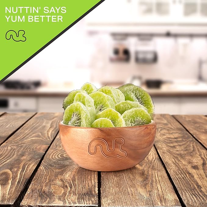 NUT CRAVINGS - Sun Dried Kiwi Slices, Lightly Sweetened (16oz, 1 LB) Bulk Dry Fruits Packed Fresh in Resealable Bag - Sweet Healthy Snack, Naturally Grown, Vegan, Kosher