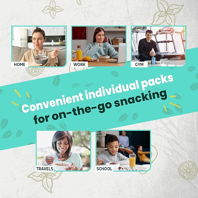 Nutruit Roasted Lentil Snack - Himalayan Salt & Black Pepper Healthy - Vegan, Gluten Free, Non-GMO, High Protein, Healthy On-The-Go, Low Calorie Lentils - 1.2oz Packs (20-Pack)