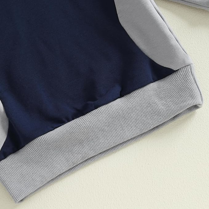 2Pcs Baby Boys Hoodie Tops Pants Set Dinosaur Deer Print Sweatsuit Fall Winter Outfits