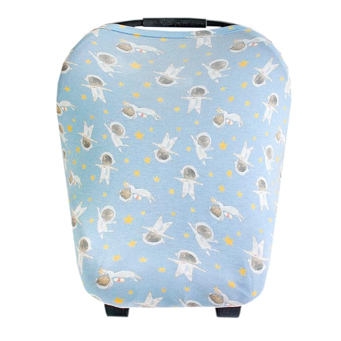 Copper Pearl Multi-Use Cover: Car Seat Covers, Nursing Cover, and Stroller Cover for Sun - Stretchy Fabric, All-Season Use, Stylish Designs, Easy Access for Moms - Neil