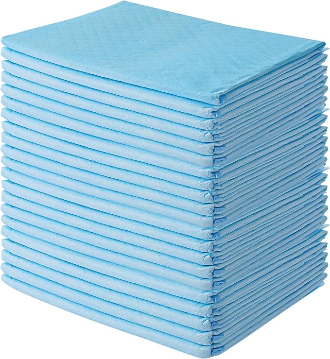 50 Pack Disposable Changing Pads,17 x 24 inch Baby Disposable Underpads,Ultra Absorbent Diaper Changing Pads,Leak-Proof Breathable Underpads,Waterproof Pets Pee Dogs Pad