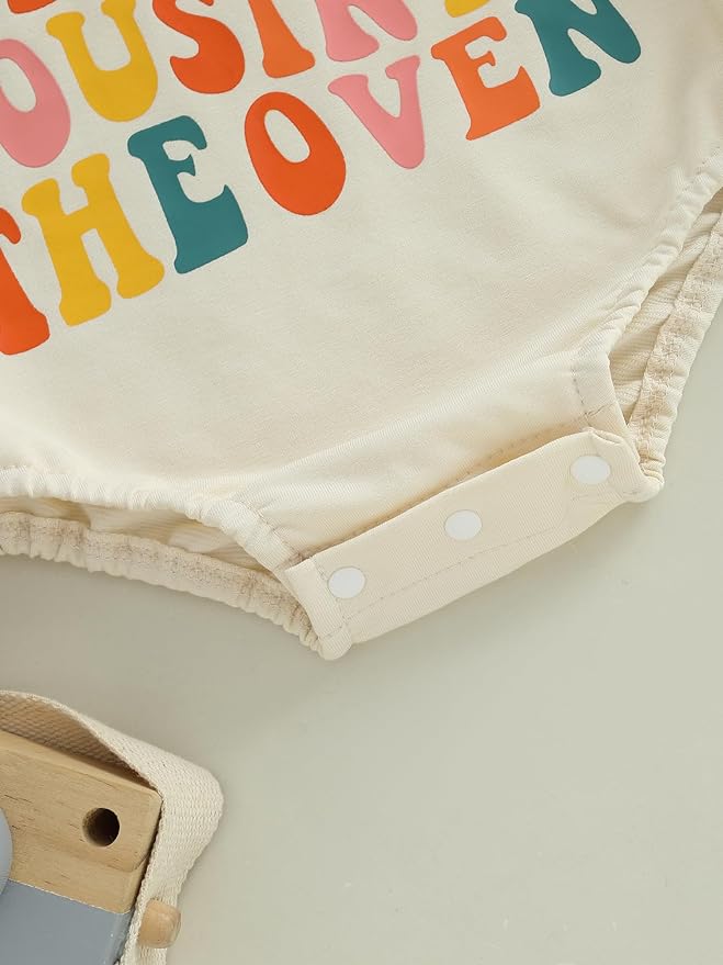 Kupretty Baby Boy Girl Sweatshirt Romper Cute Winter Fall Clothes Siblings Crew Neck Long Sleeve Bubble Infant Bodysuit