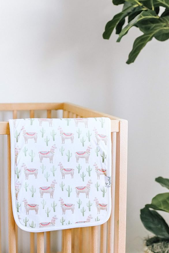 Copper Pearl Baby Burp Cloth Large 21''x10'' Size Premium Absorbent Triple Layer 3-Pack Gift Set “Cusco