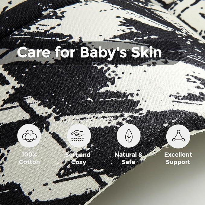 Momcozy Baby Carrier - Ergonomic, Cozy and Lightweight Carrier for 7-44lbs, Effortless to Put On, Ideal for Hands-Free Parenting, Enhanced Lumbar Support, Houndstooth