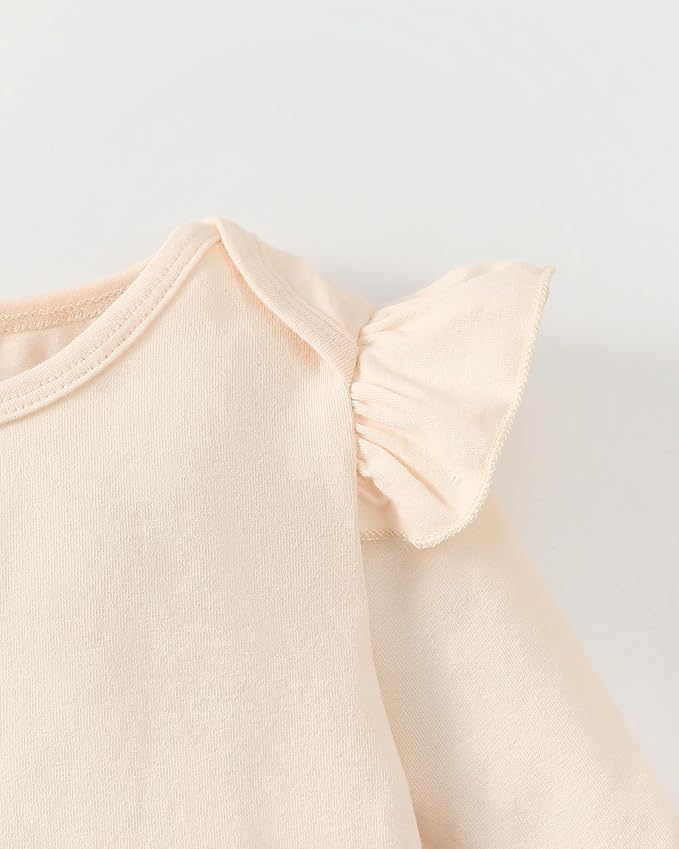 Infant Baby Girl Clothes Newborn Girl Outfit Long Sleeve Romper Pants Set Cute Baby Clothes for Girls Fall/Winter