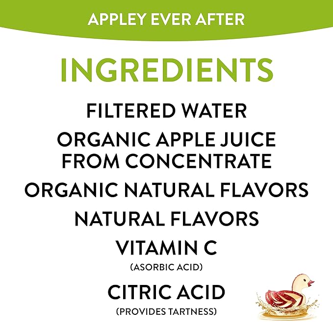 Honest Kids Appley Ever After, Organic Juice Drink, 6 Fl oz Juice Boxes, Pack Of 40, Apple