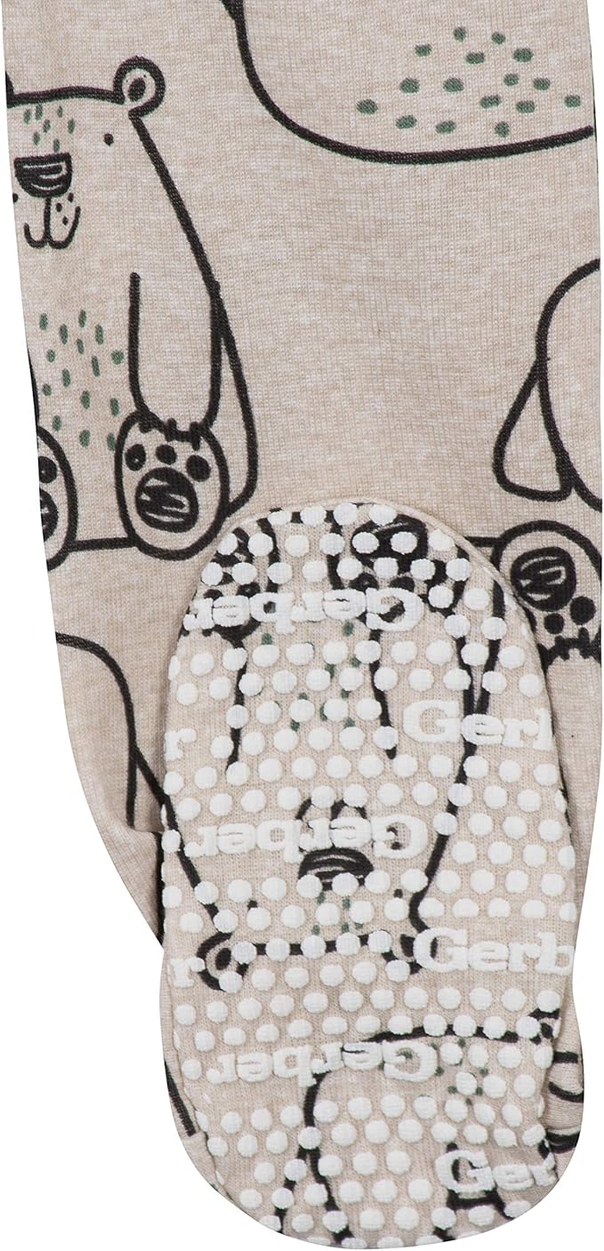 Gerber Baby Boys' 2-Pack Footed Pajamas