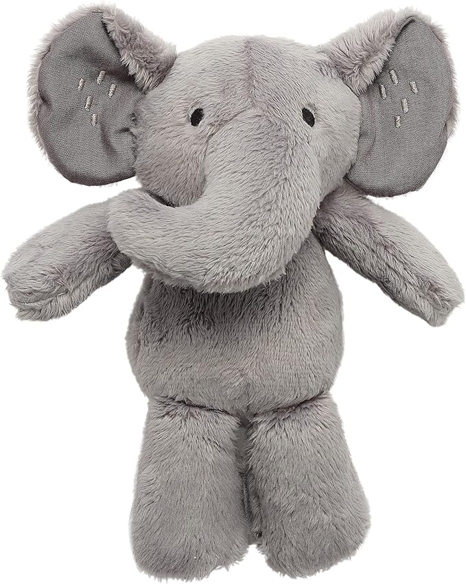 Lambs & Ivy Jungle Friends Developmental Soft Book & Elephant Plush Toy Gift Set
