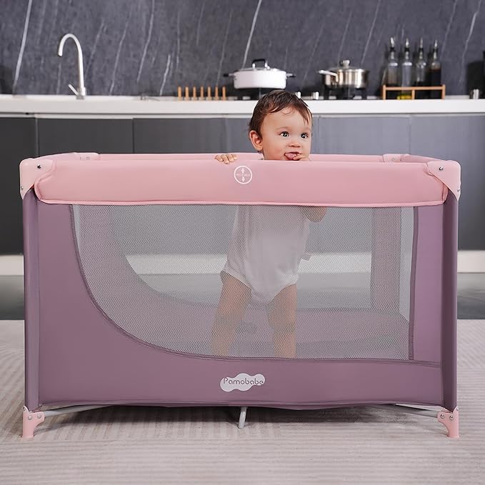 Pamo Babe Portable Crib Mattress Baby Playards