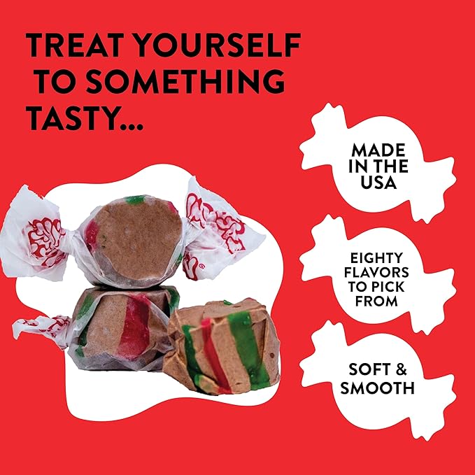 Taffy Town Saltwater Taffy, Hot Chocolate, 2.5Lb