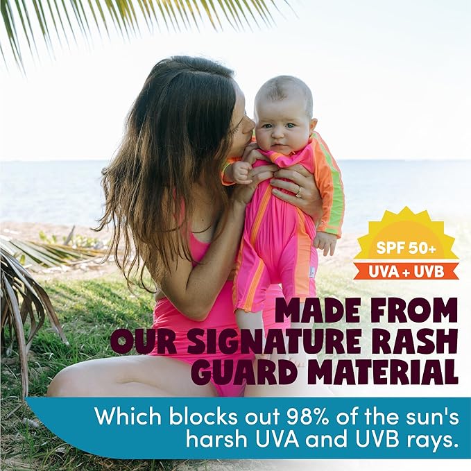 SwimZip Boys' Long-Sleeve UPF 50+ Swimsuit for Baby, Toddler, & Little Boys