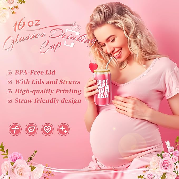 New Mom Gifts & Baby Girl Gift Set for Newborn,Baby Girl Gift Basket with Baby Milestone Blanket,Pregnancy Gifts for Expecting Mom,New Mom Care Package After Baby, Pregnancy Gifts for Women and Baby