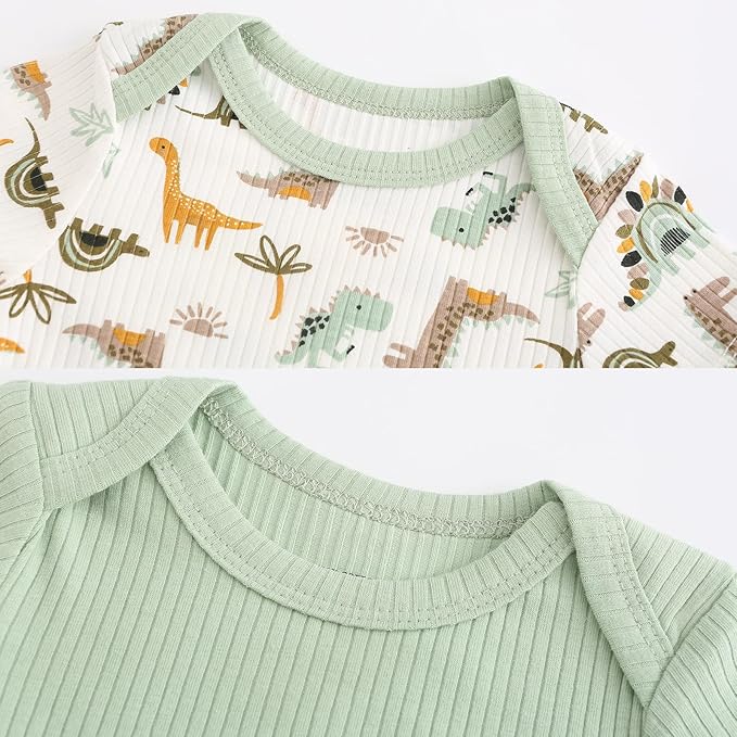 Baby Bodysuit Boy Girl Clothes Soft Newborn Infant Outfit Short Sleeve Romper