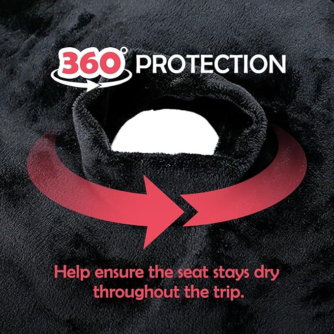 Piddle Pads - Strollers, Bouncers & Car Seat Pad, Waterproof & Machine-Washable Cover on Car Potty for Toddler, Toilet Training Seat Covers, 4 Count Piddle Pads Carseat Pad (Pack of 1)