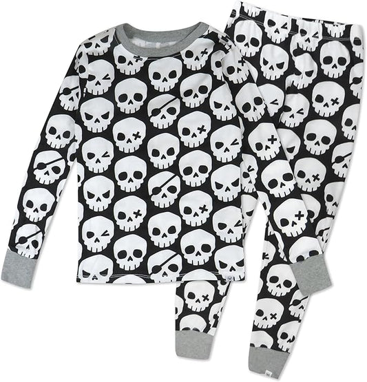 HonestBaby unisex-baby Celebration 2-piece Pajamas Sleepwear Pjs 100% Organic Cotton for Baby, Toddler, Kids