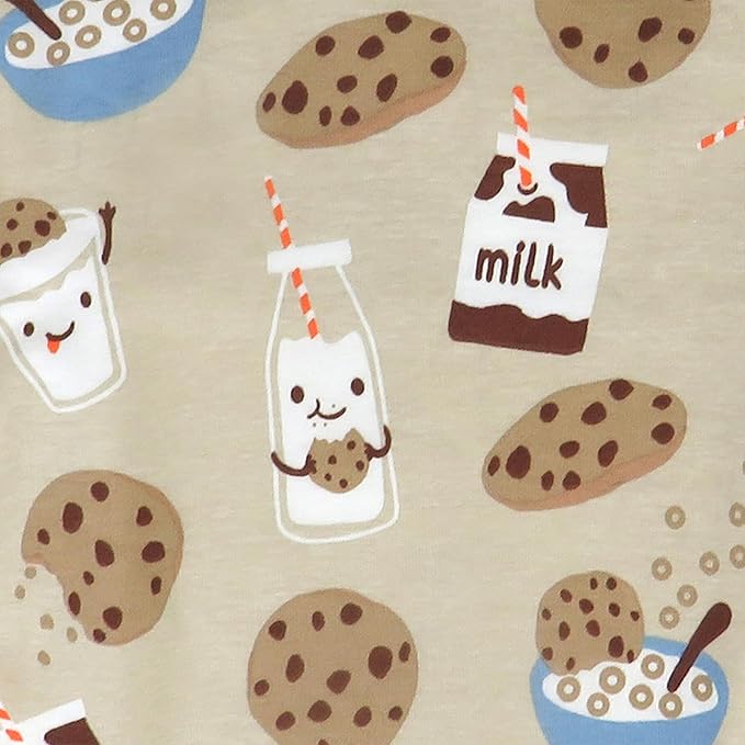 HonestBaby 4 Piece Pajamas Sleepwear Pjs 100% Organic Cotton for Infant Baby and Toddler Boys, Girls, Unisex