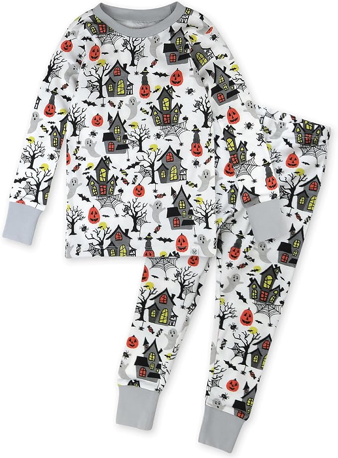 HonestBaby unisex-baby Celebration 2-piece Pajamas Sleepwear Pjs 100% Organic Cotton for Baby, Toddler, Kids