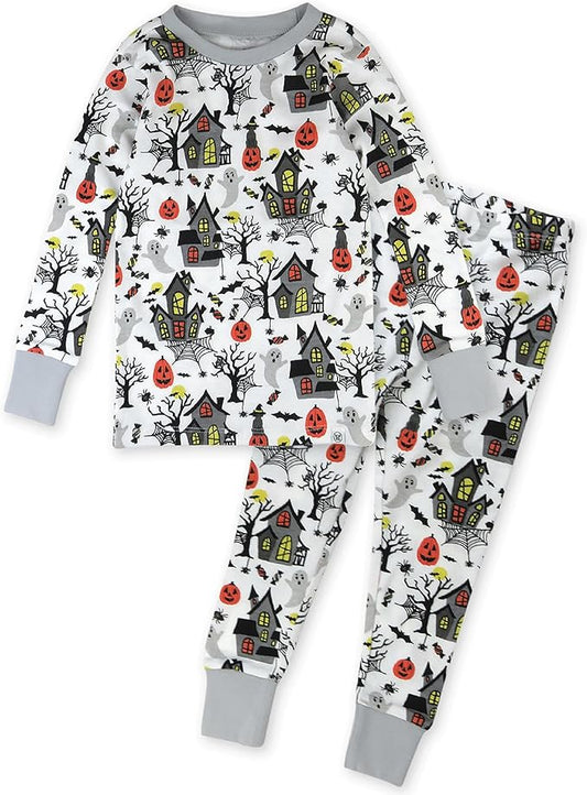 HonestBaby unisex-baby Celebration 2-piece Pajamas Sleepwear Pjs 100% Organic Cotton for Baby, Toddler, Kids