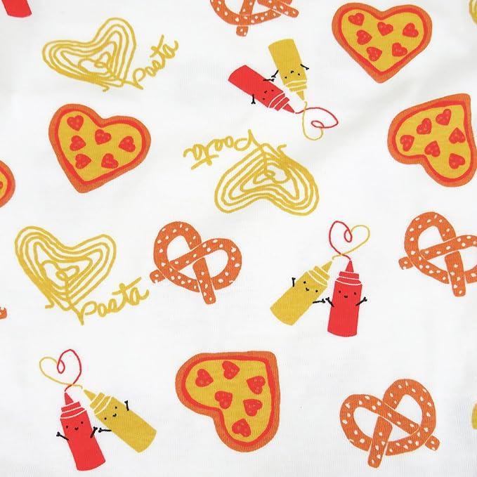 HonestBaby Baby Celebration Sleep & Play Footed One-Piece Pajama Sleeper 100% Organic Cotton