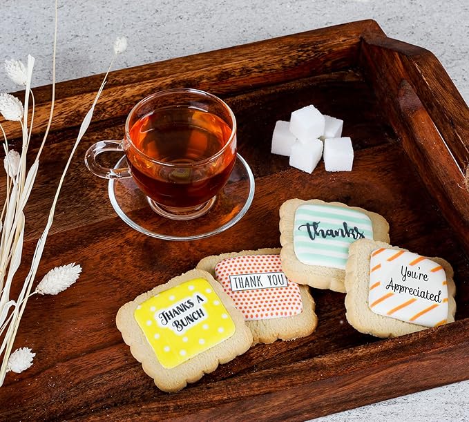 Thank You Gift Basket Cookies for Men Women Employees Teacher Nurse Co workers | Individually Wrapped | 4 Pack | Appreciation Box