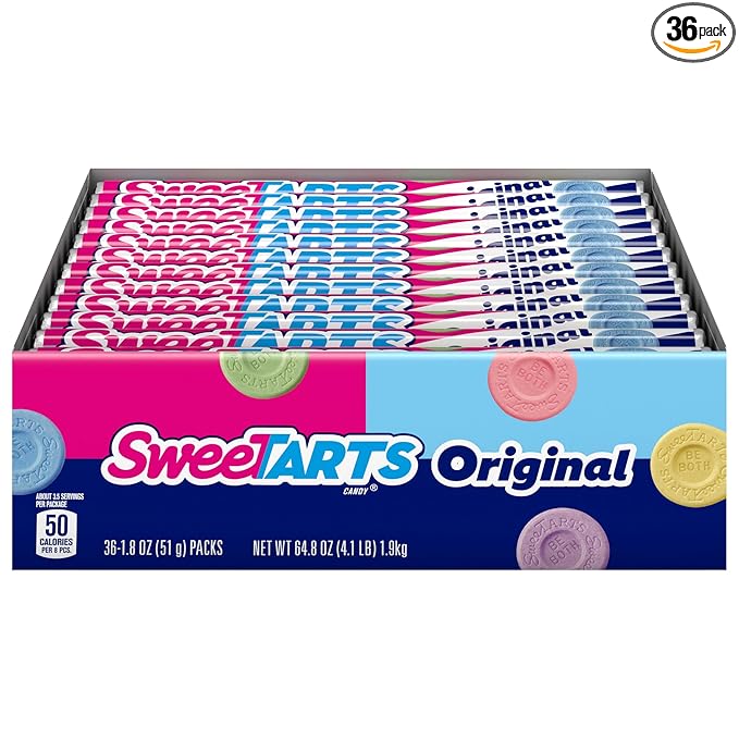 SweeTARTS Original, Candy, Roll, 1.8 oz, 36 count