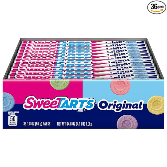 SweeTARTS Original, Candy, Roll, 1.8 oz, 36 count