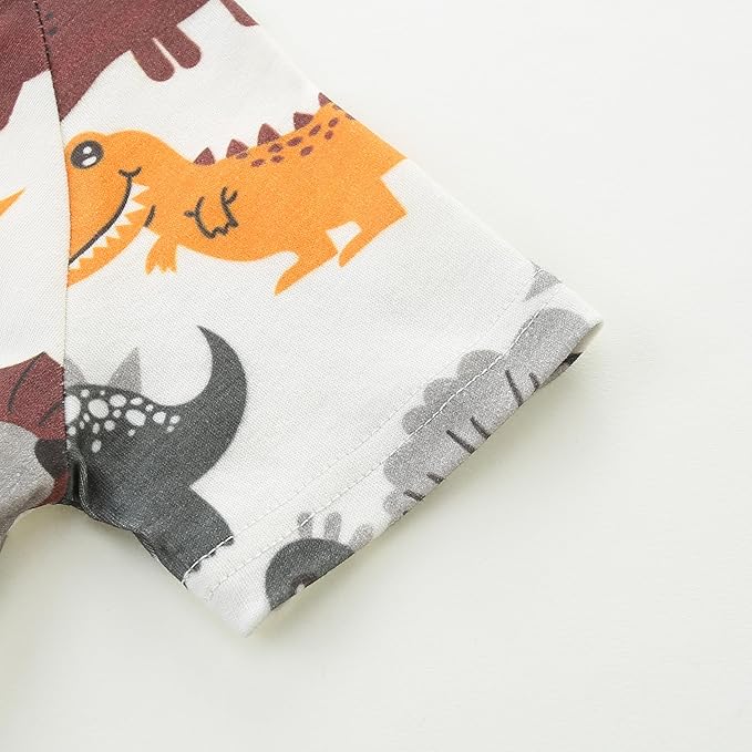 Baby Boy Girl Romper Short Sleeve 100% Cotton Bodysuit Outfits 2 Way Zipper Jumpsuit