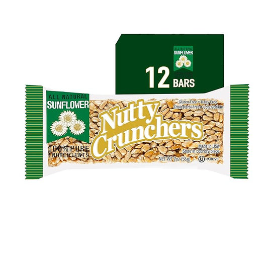 Nutty Crunchers Bars (Sunflower, 12 Bars/box)