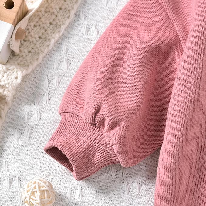 Unutiylo Unisex Baby Boys Girls Long Sleeve Infant Baby Zipper Hooded Jumpsuits Romper Loose Outfit Clothes