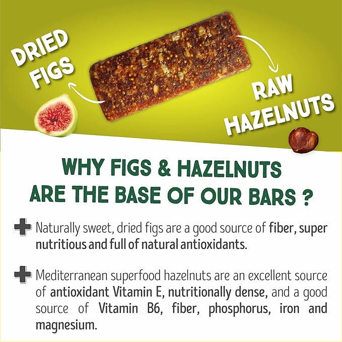 Happy Village Organic Mini Fig & Nut Bars, VARIETY (24 Packs, 0.7 OZ each), No Refined Sugar, Kosher, Non-GMO, Gluten Free, Vegan, Good Source of Fiber Snack Bars (8 Tart Cherry, 8 Fig, 8 Strawberry)