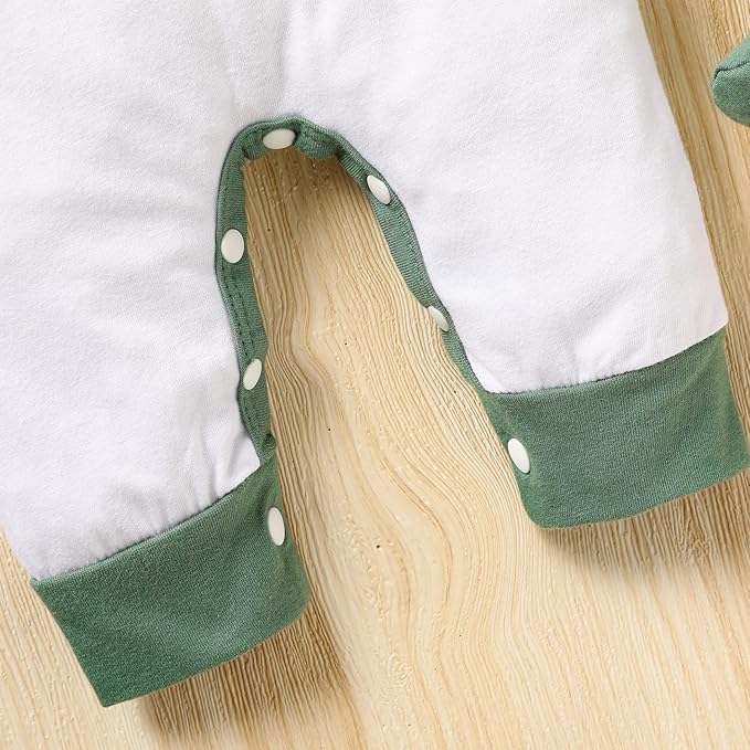 Sinhoon Newborn Baby Girl Romper Infant Letter Print Bodysuit Jumpsuit+Hat+Gloves+Socks 4Pcs Coming Home Clothes Outfit